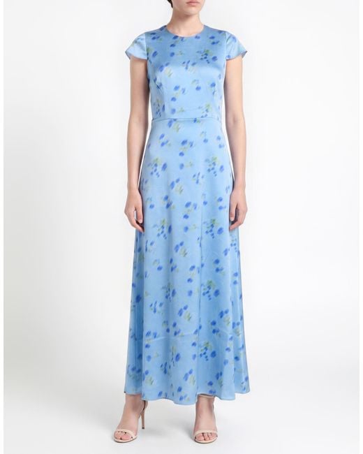 HUGO Blue Light Maxi Dress Polyester