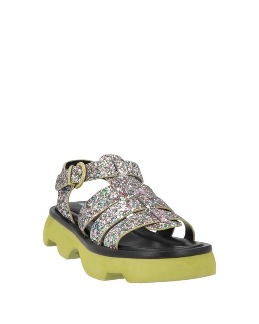 Jeannot Green Sandals