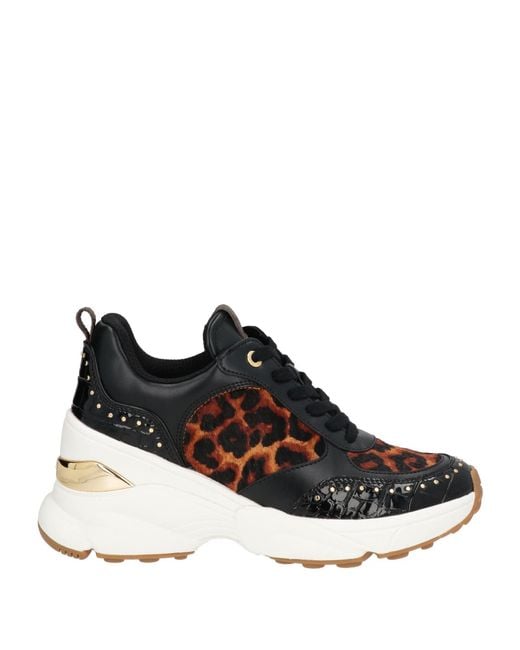 MICHAEL Michael Kors Black Sneakers Polyurethane, Leather