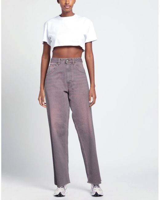 Pantaloni Jeans di MM6 by Maison Martin Margiela in Purple