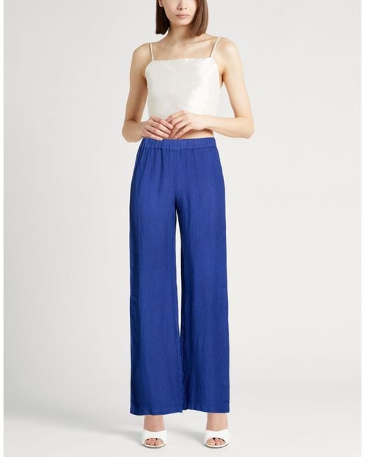 120% Lino Blue Pants