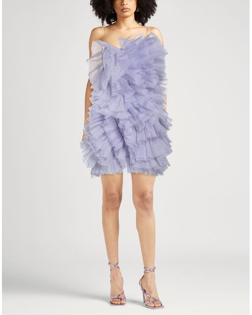 Laneus Purple Mini Dress