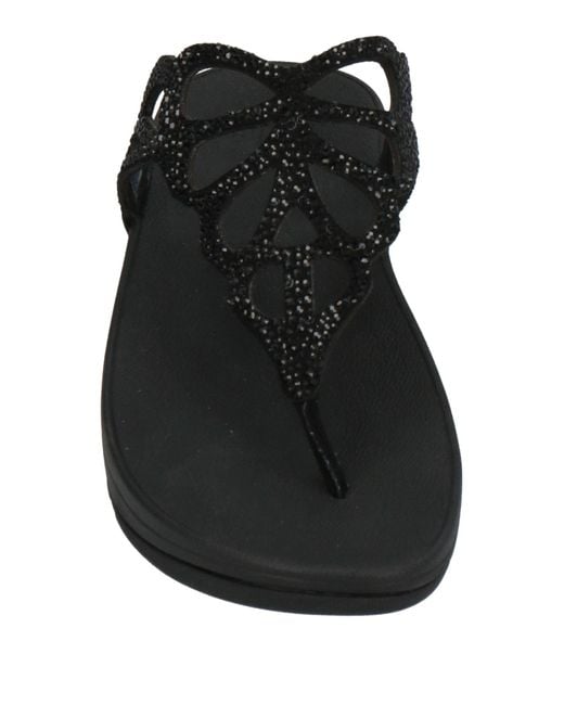 Fitflop Black Thong Sandal
