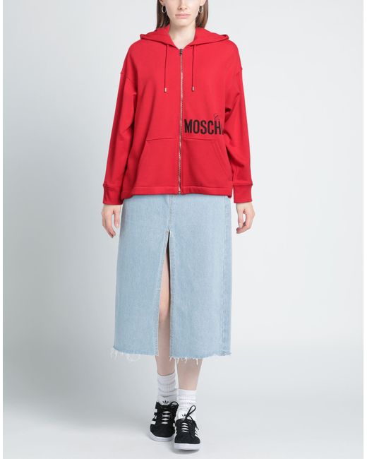 Moschino Red Sweatshirt