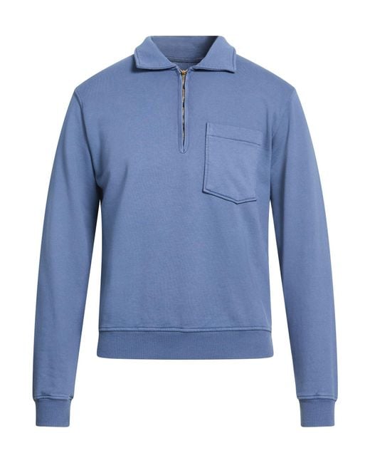 Fortela Blue Slate Sweatshirt Cotton for men
