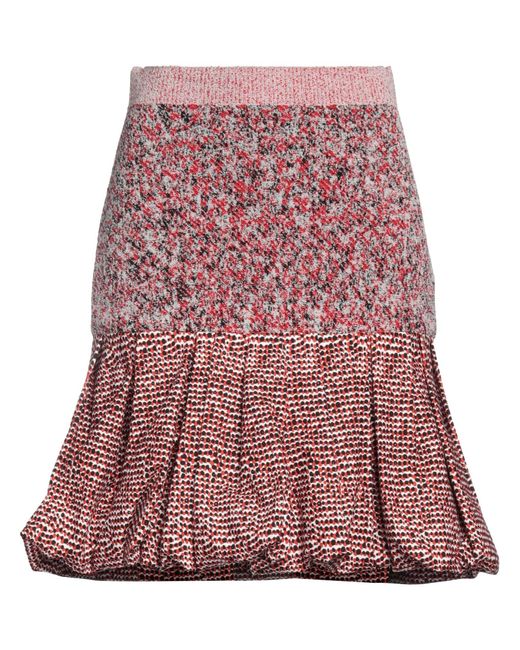 Rabanne Red Mini Skirt