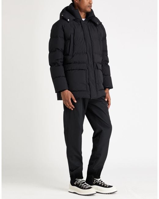 Herno Black Puffer Polyester for men