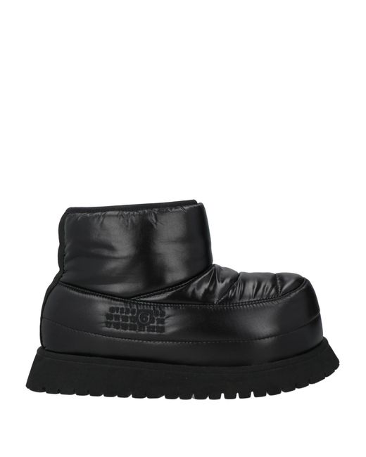 MM6 by Maison Martin Margiela Black Padded Ankle Boot