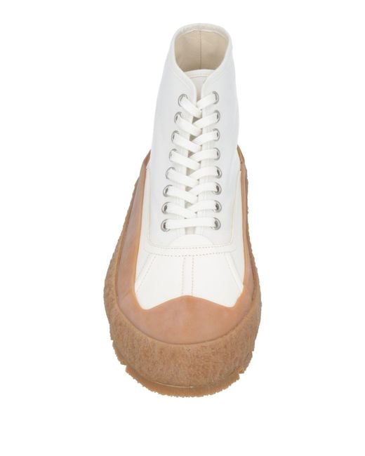 Jil Sander White Trainers for men