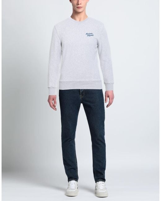 Maison Kitsuné Blue Sweatshirt for men