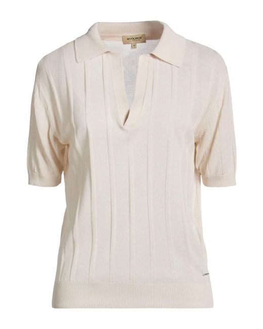 Woolrich White Sweater Viscose, Polyamide