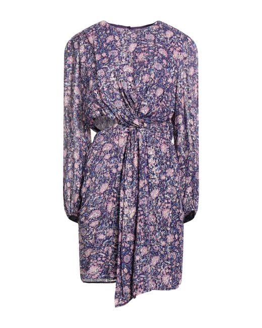 Maje Purple Midi Dress
