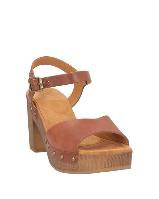 Unisa Brown Mules & Clogs