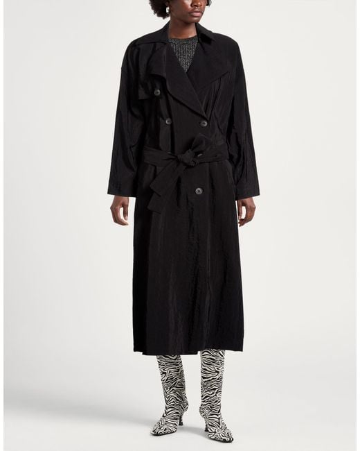 8pm Black Overcoat & Trench Coat