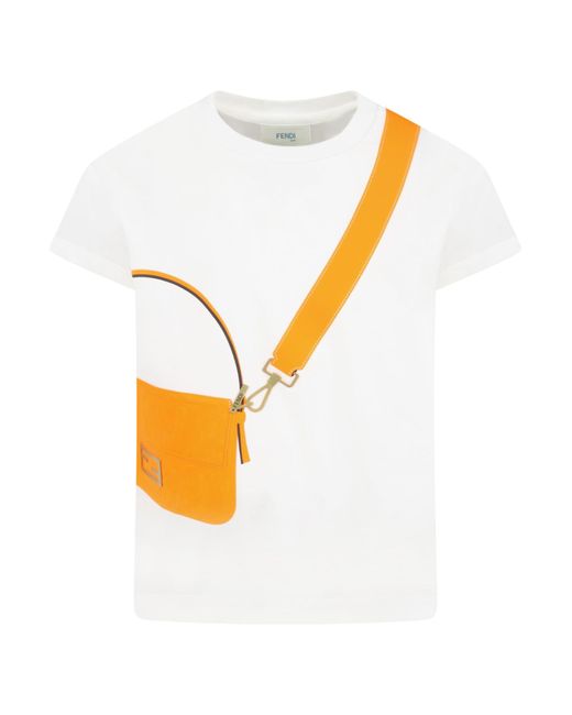 T-shirt di Fendi in White