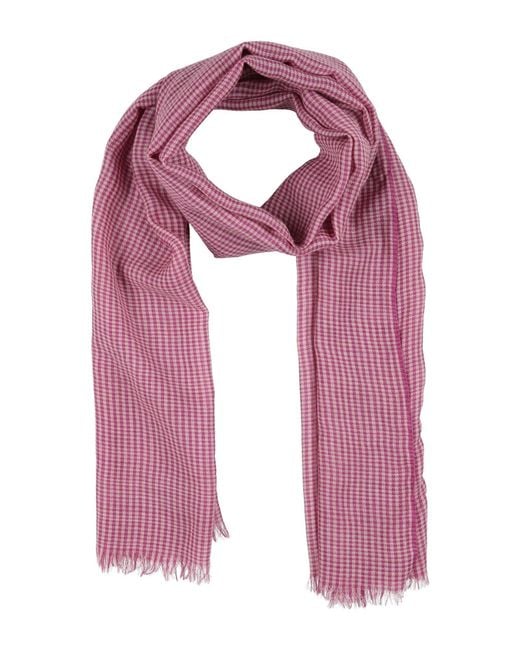 Malo Purple Scarf Wool