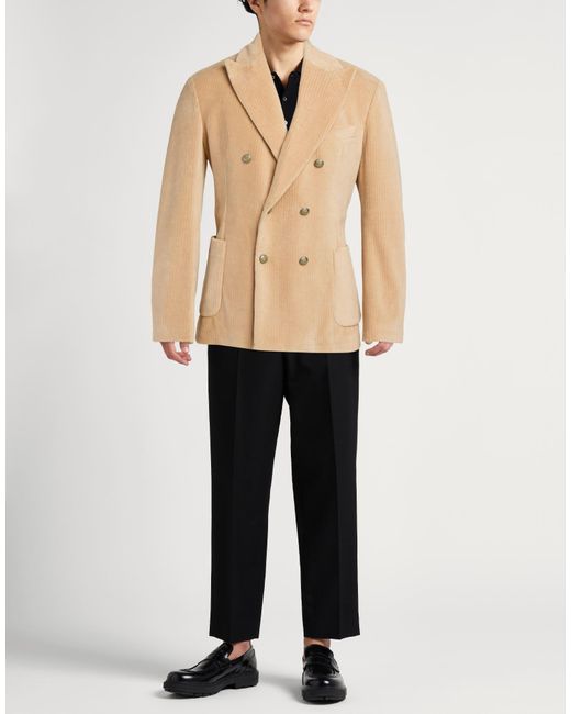 Circolo 1901 Natural Sand Blazer Cotton, Polyester for men