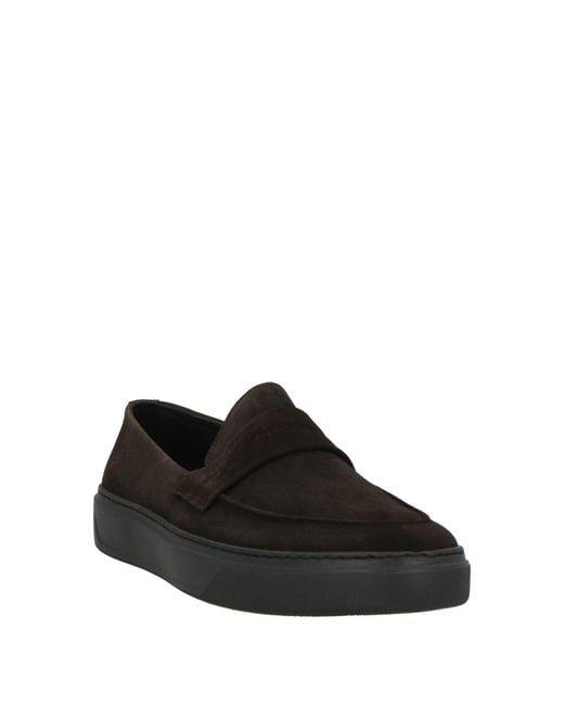 Cerruti 1881 Black Loafers Cow Leather for men