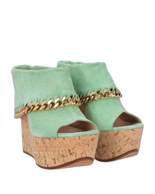 Casadei Green Light Mules & Clogs Leather