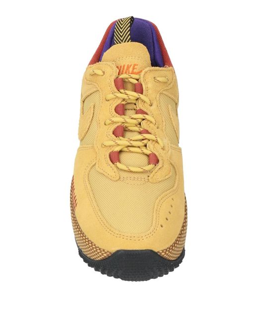 Nike Natural Marigold Sneakers Leather, Textile Fibers