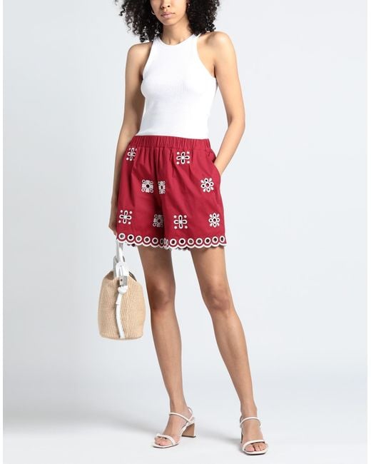 RED Valentino Red Shorts & Bermuda Shorts