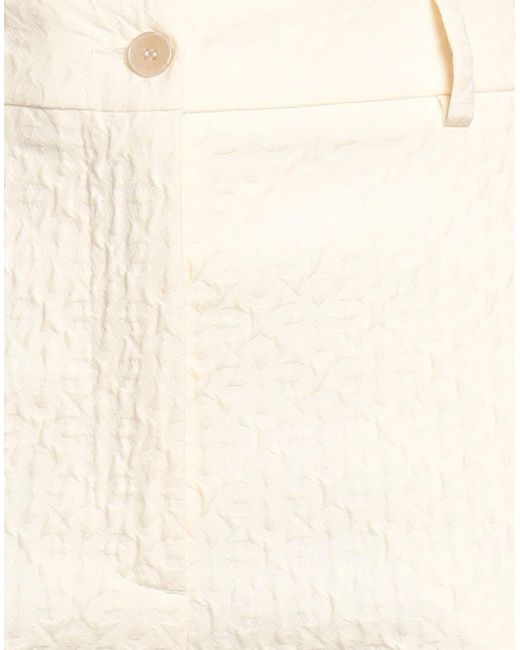 SEVENTY VENEZIA Natural Cream Pants Cotton, Polyester, Polyamide