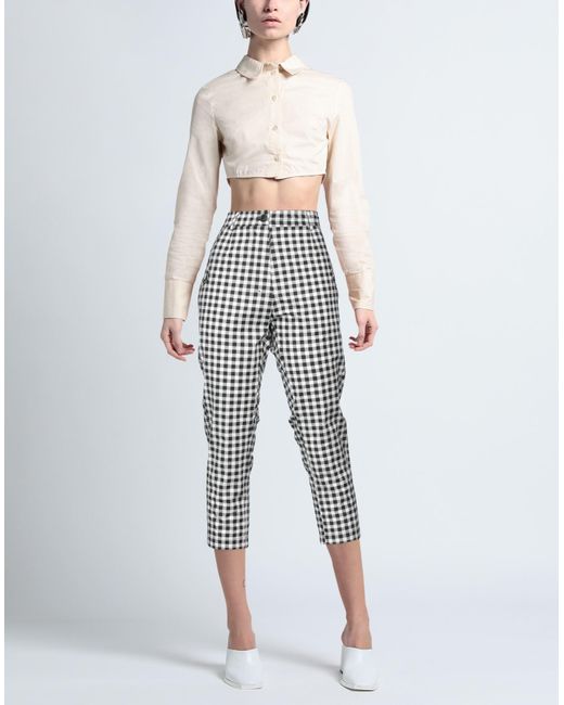 Rundholz White Cropped Pants