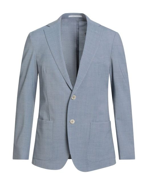 Eleventy Blue Sky Blazer Wool, Elastane for men