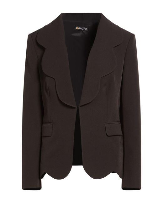 Camilla Black Blazer Polyester, Elastane