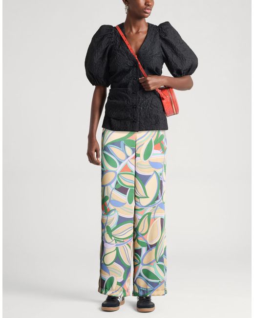 Seductive Green Pants Polyester