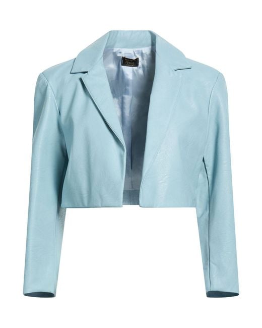 Siste's Blue Capsule Sky Jacket Polyurethane, Viscose