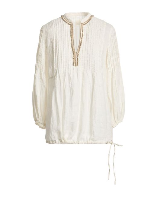 Top 120% Lino de color White