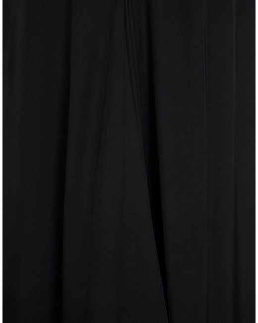 Sportmax Black Midi Dress Viscose