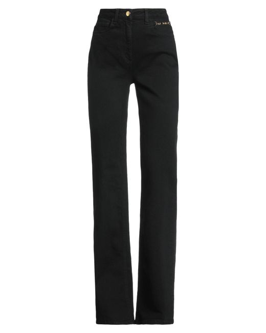 Elisabetta Franchi Black Jeans Cotton, Elastane