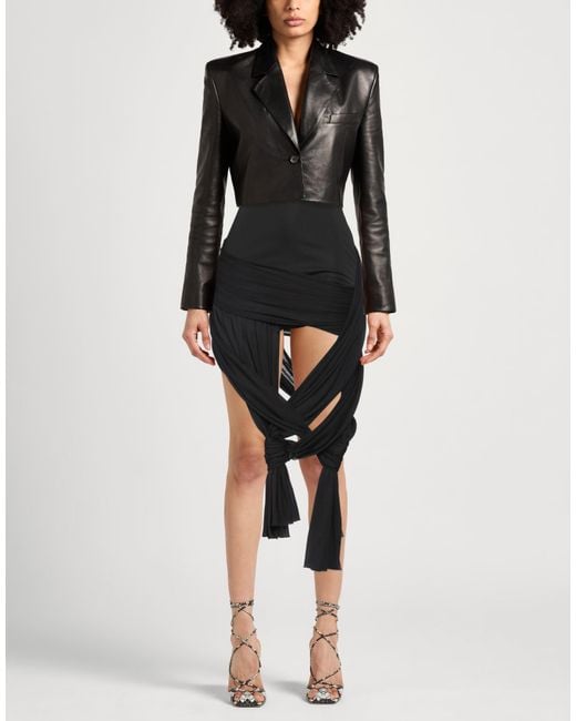 J.W. Anderson Black Mini Skirt Polyester, Elastane