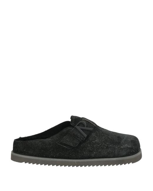 Represent Black Mules & Clogs Leather for men
