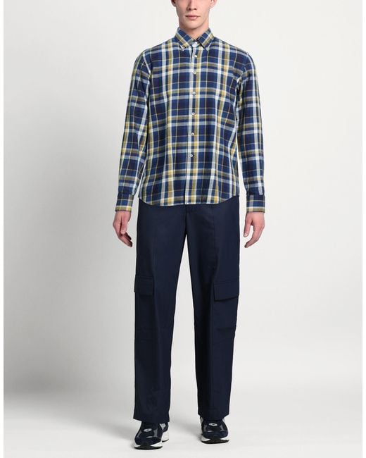Alessandro Gherardi Blue Shirt Cotton for men