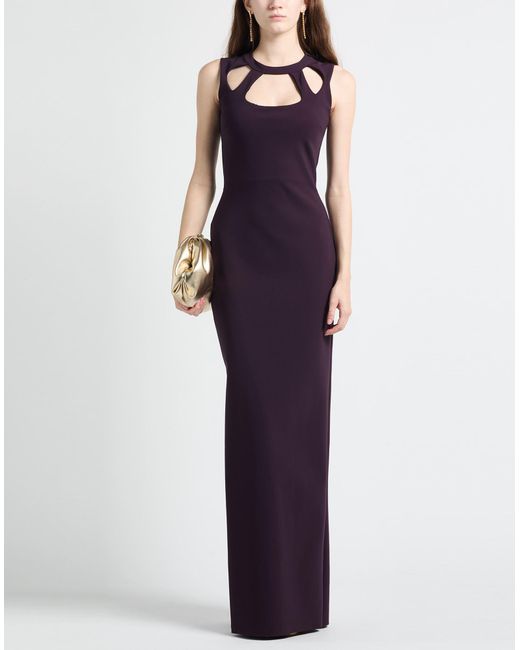 La Petite Robe Di Chiara Boni Purple Maxi Dress Polyamide, Elastane