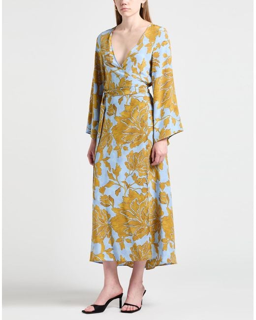 LaDoubleJ Metallic Maxi Dress