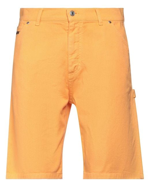 Short en jean MSGM pour homme en coloris Orange