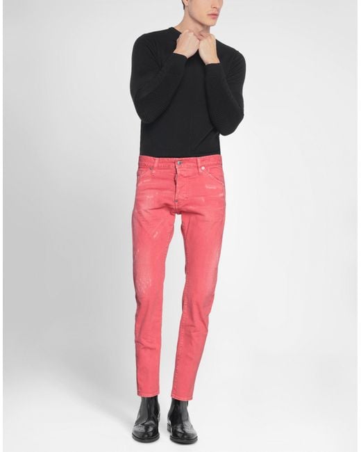 Pantalon en jean DSquared² pour homme en coloris Red