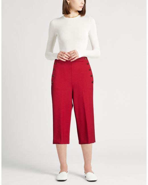 Max Mara Red Trouser