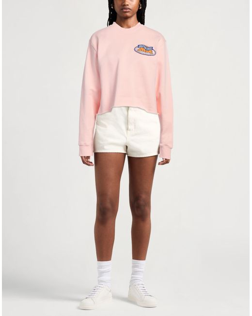 Opening Ceremony Pink Sweatshirt Cotton, Elastane, Polyester