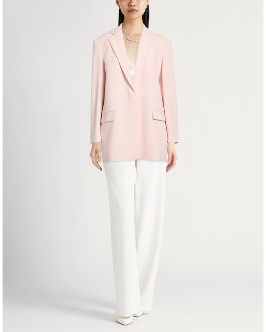 Theory Pink Blazer Triacetate, Polyester