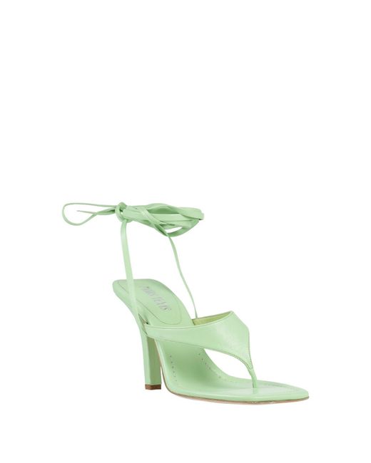 Paris Texas Green Thong Sandal