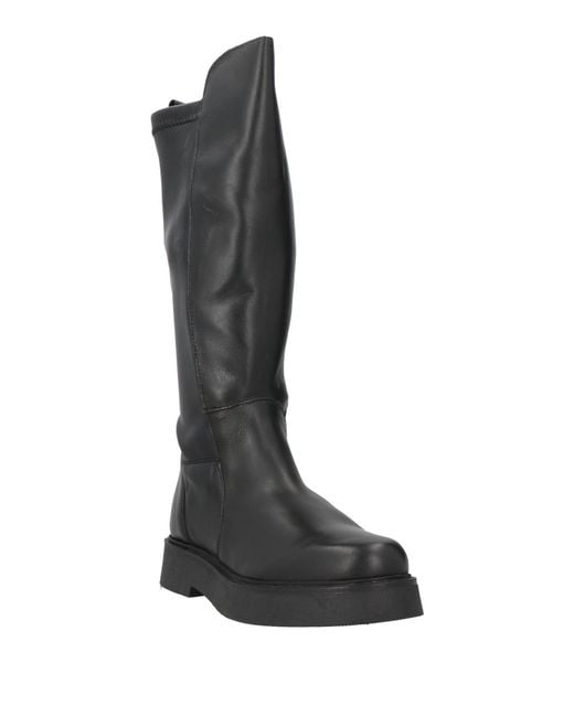 Cinzia Soft Black Boot Synthetic Material
