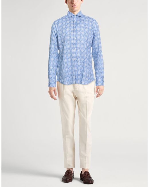 Fedeli Blue Shirts for men