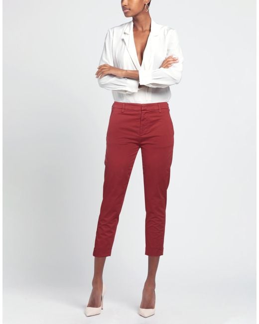 Dondup Red Trouser