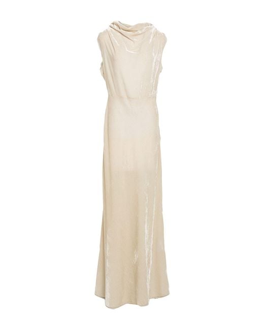 Semicouture White Maxi Dresses