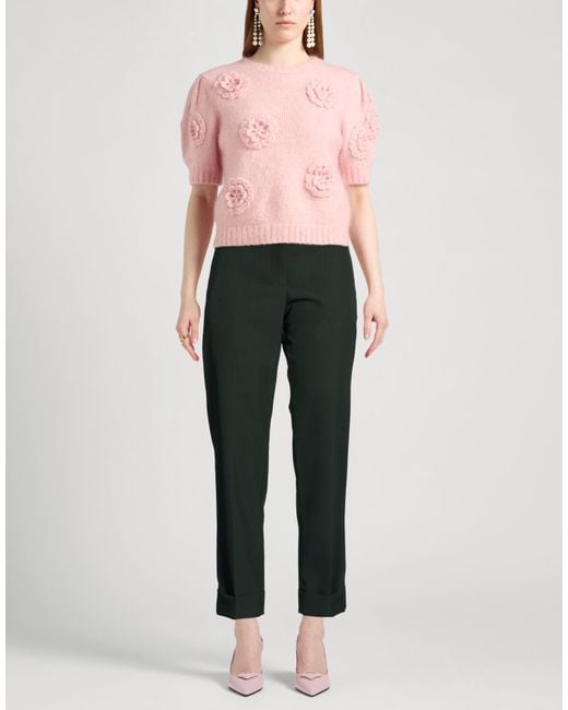Givenchy Green Dark Pants Wool